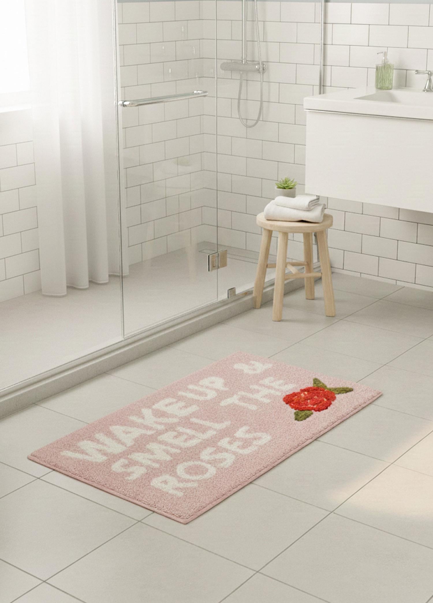 Wake Up And Smell The Roses Banyo Paspası 60X100Cm