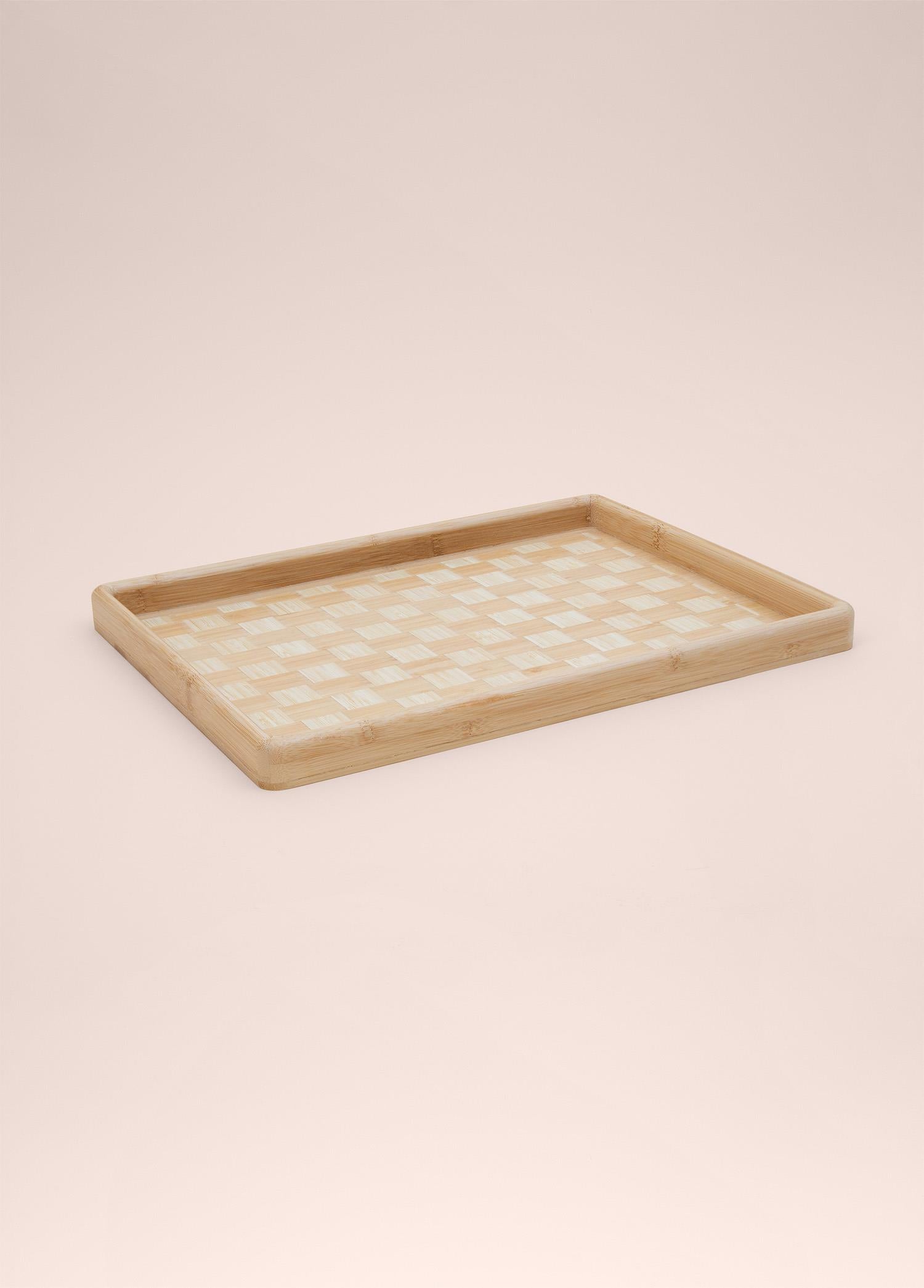 Wicker Bambu Tepsi 40X31 Cm Tps0067