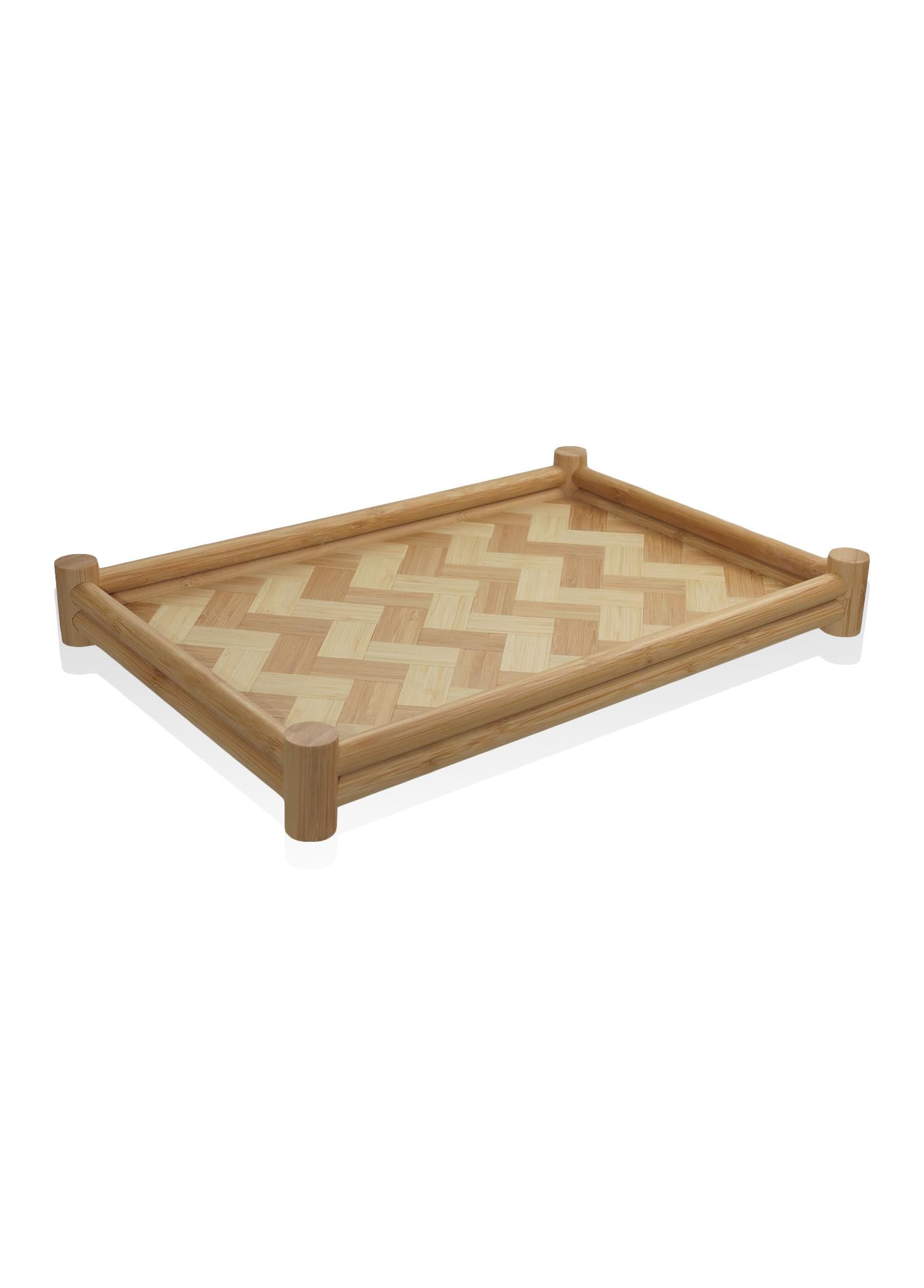 Wicker Bambu Tepsi 41X28 Cm Tps0071