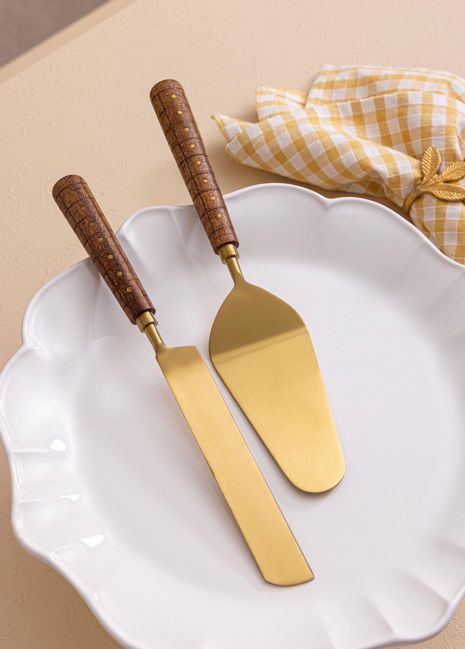 Wood Pasta Servis Takımı 2 Parça