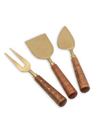 Wood Peynir Servis Takımı 3 Parça