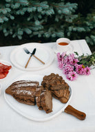 Woody Porselen Servis Tabağı 44X30 Cm