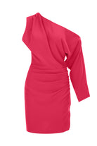 The Molc-AMBER ELBİSE/ FUŞYA-Elbise-1-Milagron.com