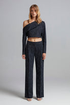 The Molc-VIOLET BLUZ-Bluz-2-Milagron.com