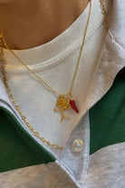 The Pheia-Doodle Luck Biber Kolye | 925 Ayar Gümüş-Kolye-2-Milagron.com