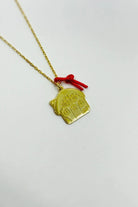 The Pheia-Ginger Bread House Yılbaşı Kolye | 925 Ayar Gümüş-Kolye-2-Milagron.com