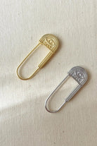 The Pheia-Göz Detaylı Çengel Küpe - Tek | 925 Ayar Gümüş-Küpe-1-Milagron.com