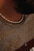 The Pheia-İri İnci Kolye | 925 Ayar Gümüş-Kolye-1-Milagron.com