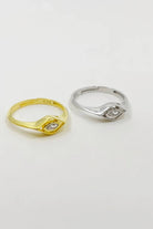 The Pheia-Markiz Göz Serçe Parmak Yüzüğü | 925 Ayar Gümüş-Yüzük-1-Milagron.com