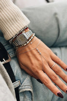 The Pheia-Minimal Çiçek Şahmeran | 925 Ayar Gümüş-Bileklik-1-Milagron.com