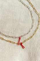 The Pheia-Şans İpli Link Zincir Kolye | 925 Ayar Gümüş-Kolye-3-Milagron.com