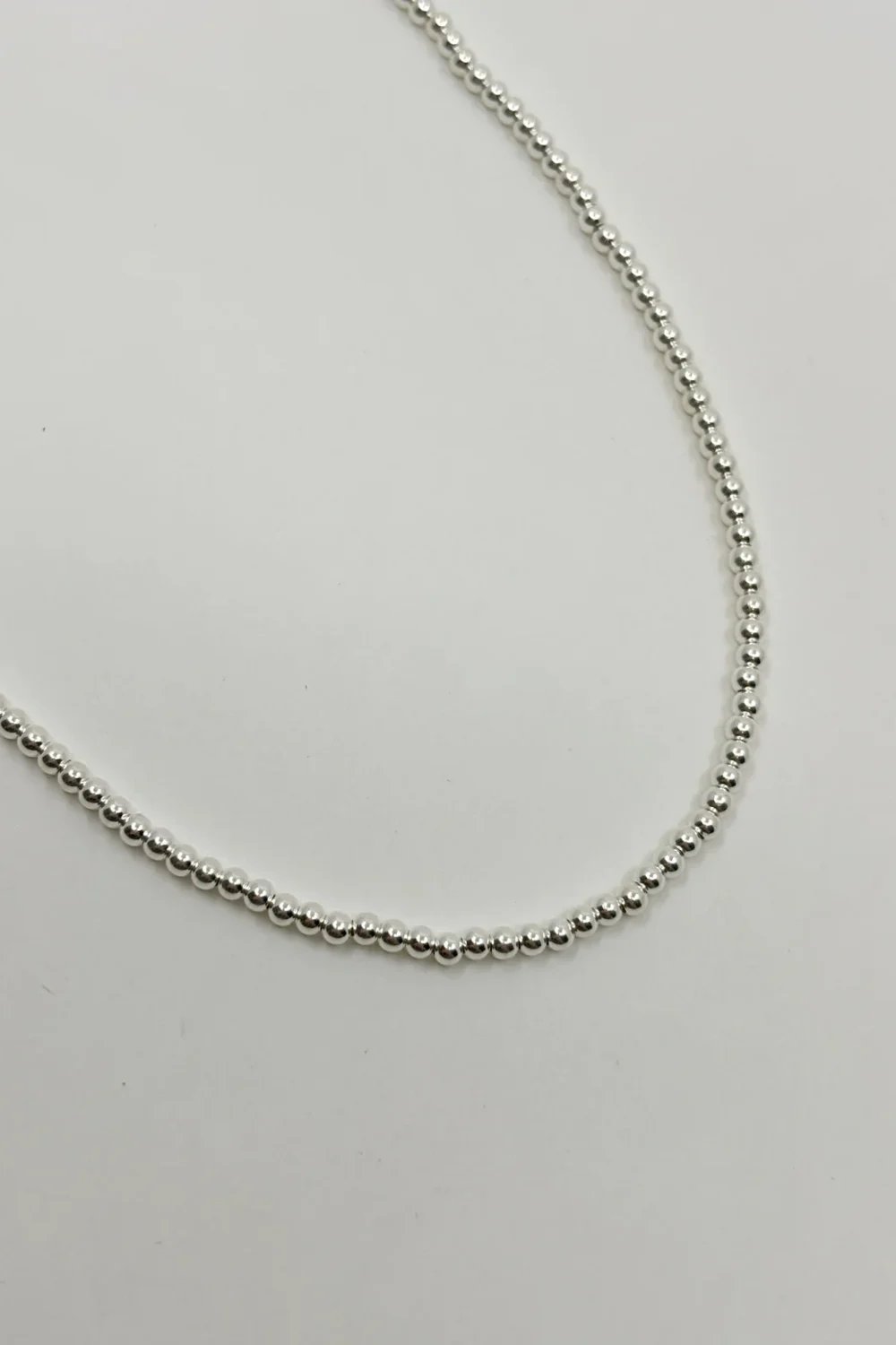 The Pheia-Top Top Kolye 2,5 Mm | 925 Ayar Gümüş-Kolye-2-Milagron.com