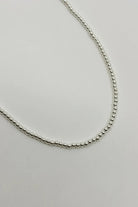 The Pheia-Top Top Kolye 2,5 Mm | 925 Ayar Gümüş-Kolye-2-Milagron.com