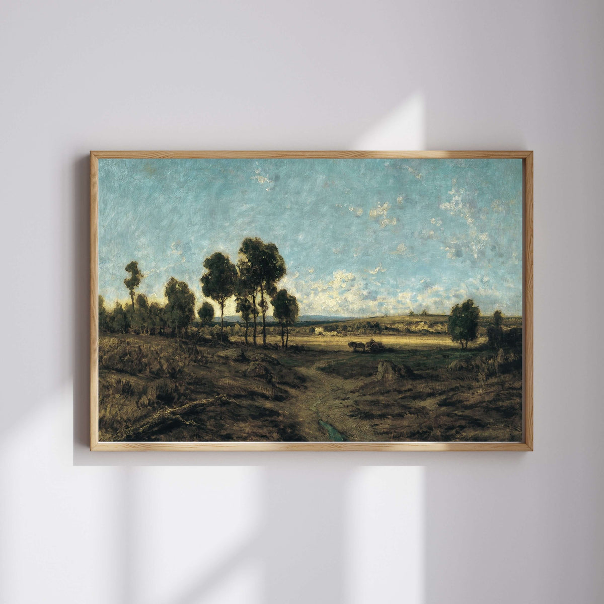 Théodore Rousseau - Montmartre Ovası Manzarası