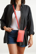 Thestance.co-Coral - Mercan Rengi-Omuz Çantası-1-Milagron.com