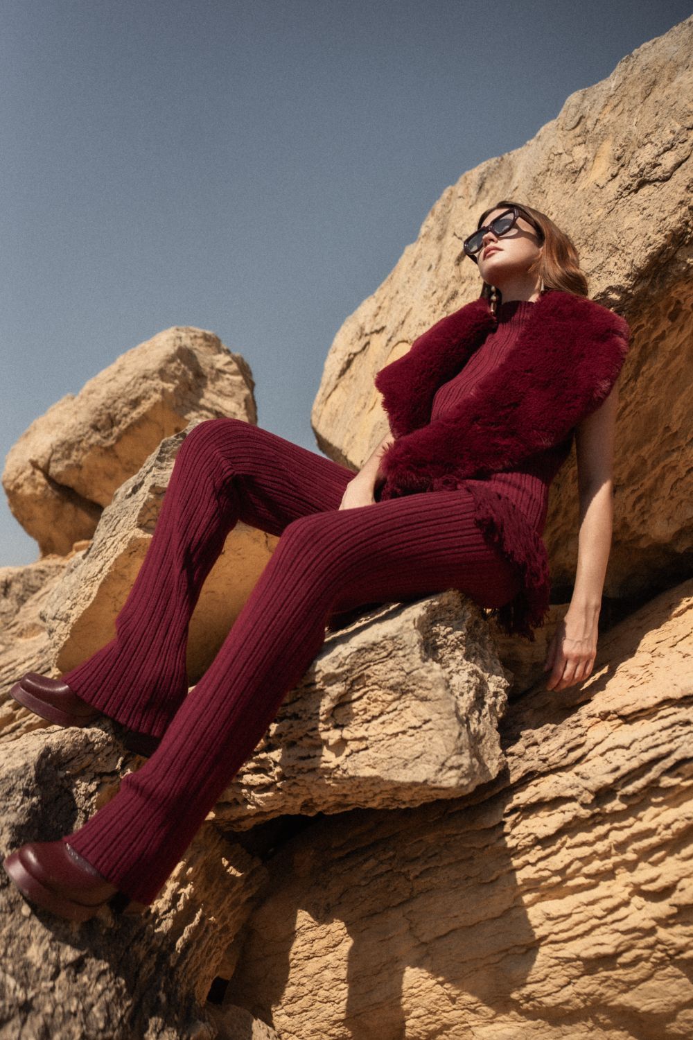 Carrie Set - Burgundy - 3