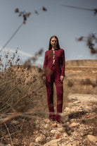 Charlotte Set - Burgundy - 4