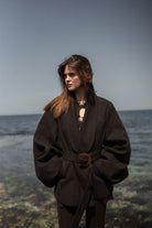 Myrcella Coat - Brown - 1