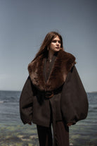 Myrcella Coat - Brown - 3