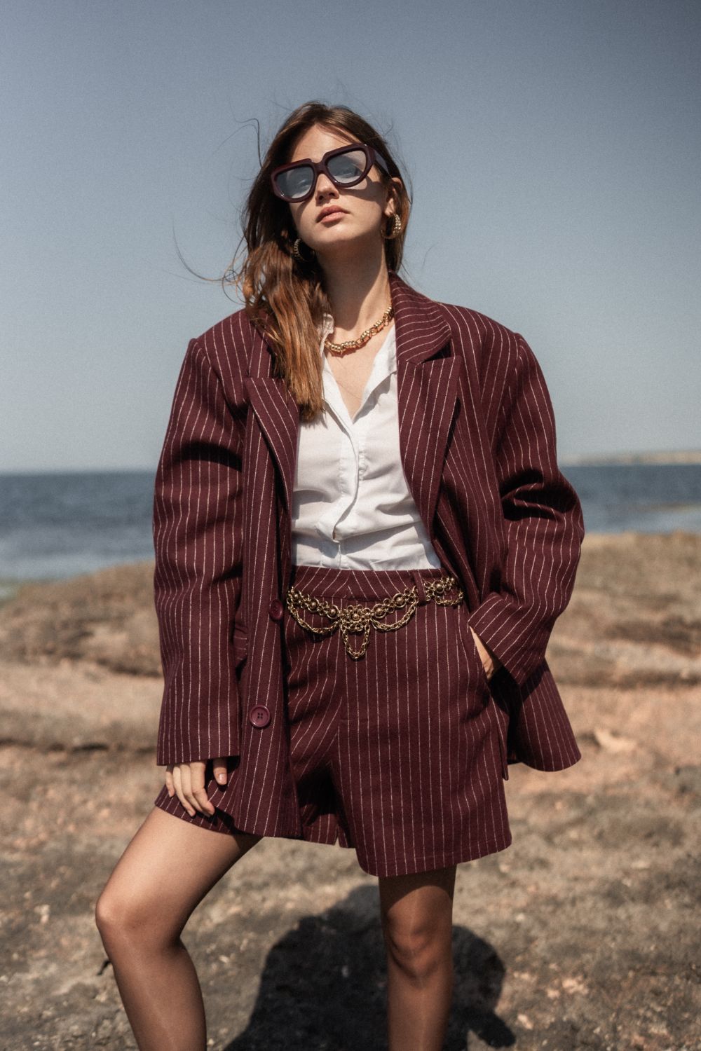 Sansa Short - Burgundy - 0