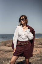 Sansa Short - Burgundy - 1