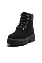 Timberland-Stone Street 6 Inch Lace Up Su Geçirmez Siyah Bot-Bot-4-Milagron.com
