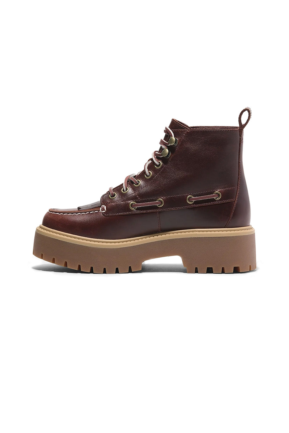 Timberland-Stone Street Platform Püsküllü Koyu Bordo Bot-Bot-7-Milagron.com