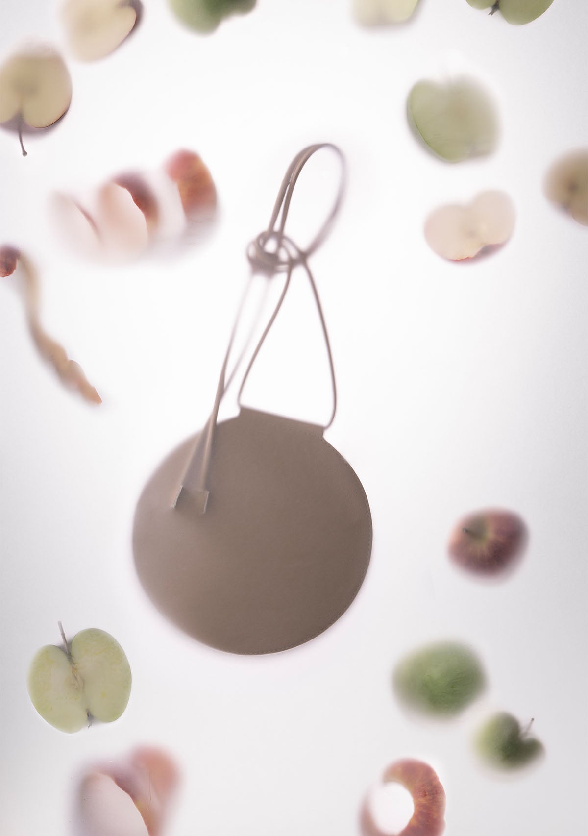 Tiny-Açık Kahve Elma Derisi Yuvarlak çanta-Çanta-8-Milagron.com