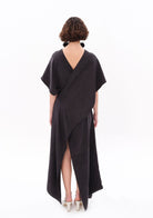 Tiny-Antrasit Luxe Tencel™ Elbise-Elbise-2-Milagron.com