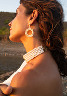 Tiny-Aylin Gold Earring-Küpe-3-Milagron.com