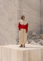 Tiny-Bağlama Detaylı Krem Yaka-Yaka-3-Milagron.com