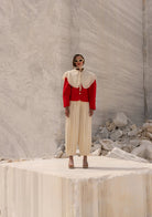 Tiny-Bağlama Detaylı Krem Yaka-Yaka-4-Milagron.com