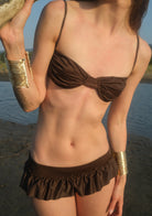 Tiny-Balenli Ayarlanabilir Kahverengi Bikini üstü-Bikini + Mayo-4-Milagron.com
