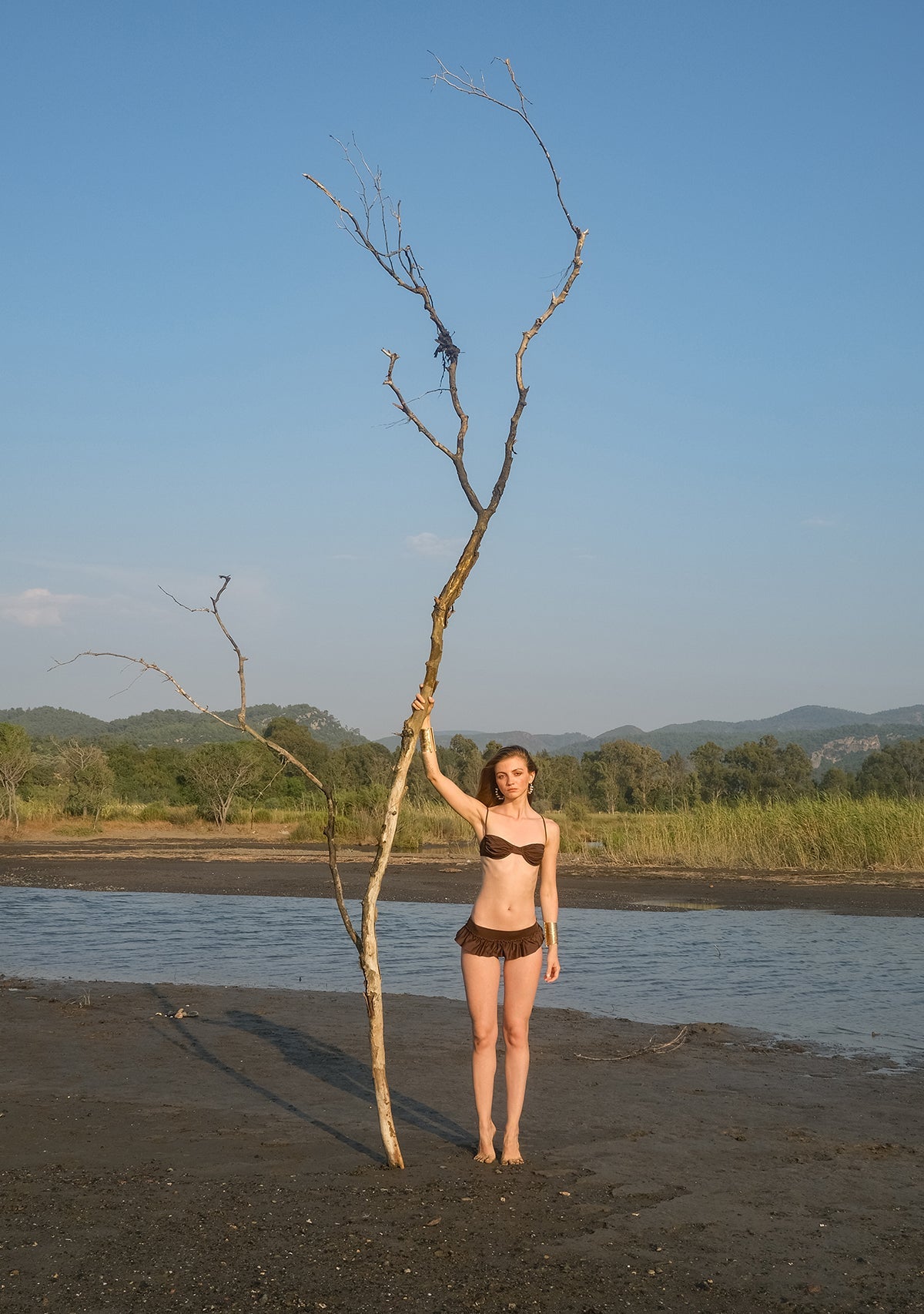 Tiny-Balenli Ayarlanabilir Kahverengi Bikini üstü-Bikini + Mayo-5-Milagron.com