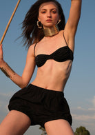 Tiny-Balenli Ayarlanabilir Siyah Bikini üstü-Bikini + Mayo-7-Milagron.com