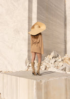 Tiny-Bej Bağlamalı Triko Gömlek-Gömlek-5-Milagron.com