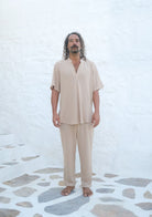 Bej Triko Pantolon