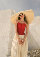 Tiny-Beli Lastikli Tencel™ Krem şalvar Pantolon-Pantolon-6-Milagron.com