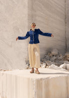 Tiny-Beli Lastikli Tencel™ Krem şalvar Pantolon-Pantolon-8-Milagron.com