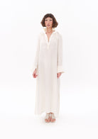 Tiny-Beyaz Luxe Tencel™ Reglan Kol Elbise-Elbise-9-Milagron.com