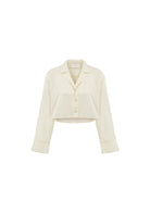 Tiny-Beyaz Oversize Crop Gömlek-Gömlek-8-Milagron.com