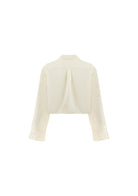 Tiny-Beyaz Oversize Crop Gömlek-Gömlek-9-Milagron.com