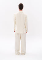 Tiny-Beyaz Tencel™ Blazer-Ceket-2-Milagron.com