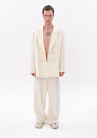 Tiny-Beyaz Tencel™ Blazer-Ceket-4-Milagron.com