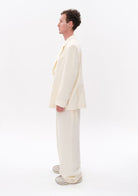 Tiny-Beyaz Tencel™ Blazer-Ceket-6-Milagron.com