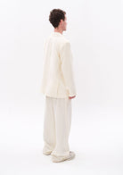 Tiny-Beyaz Tencel™ Blazer-Ceket-7-Milagron.com