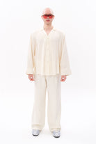 Tiny-Beyaz Tencel™ Oversize Gömlek-Gömlek-1-Milagron.com