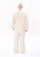 Tiny-Beyaz Tencel™ Oversize Gömlek-Gömlek-2-Milagron.com