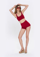 Tiny-Bordo Boxer Şort-Şort-6-Milagron.com