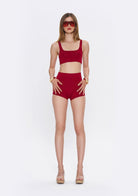 Tiny-Bordo Boxer Şort-Şort-7-Milagron.com